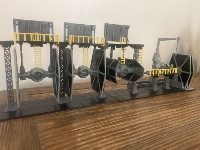 Star Wars Tie Fighter Docking Bay for Micro Galaxy