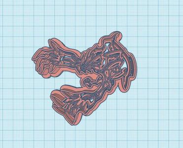 Pokemon: Yveltal Cookie Cutter