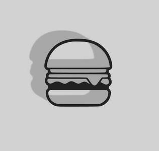 Hamburger Decoration - 2D Art