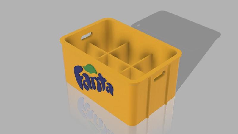 Mini Bottle Fanta Box