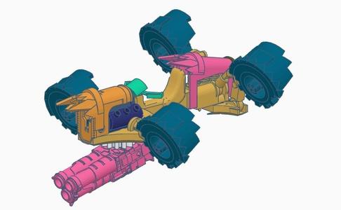 Ork warbike alternative - Jetbike style