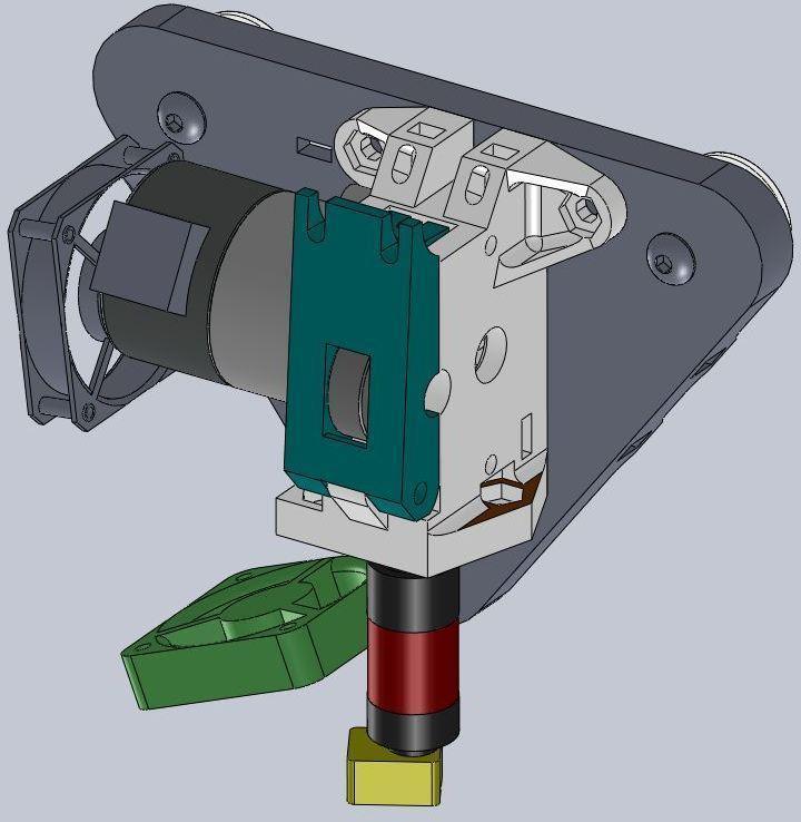 ORDbot PG35L Extruder & X Carriage