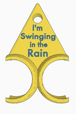 I'm Swinging in the Rain - GOLF BALL AND TEE HOLDER