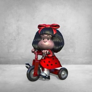 mafalda on tricycle