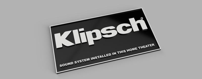 klipsch wall decor plate