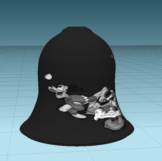 Mini christmas bell litho DISNEY MICKEY MINNIE CIE