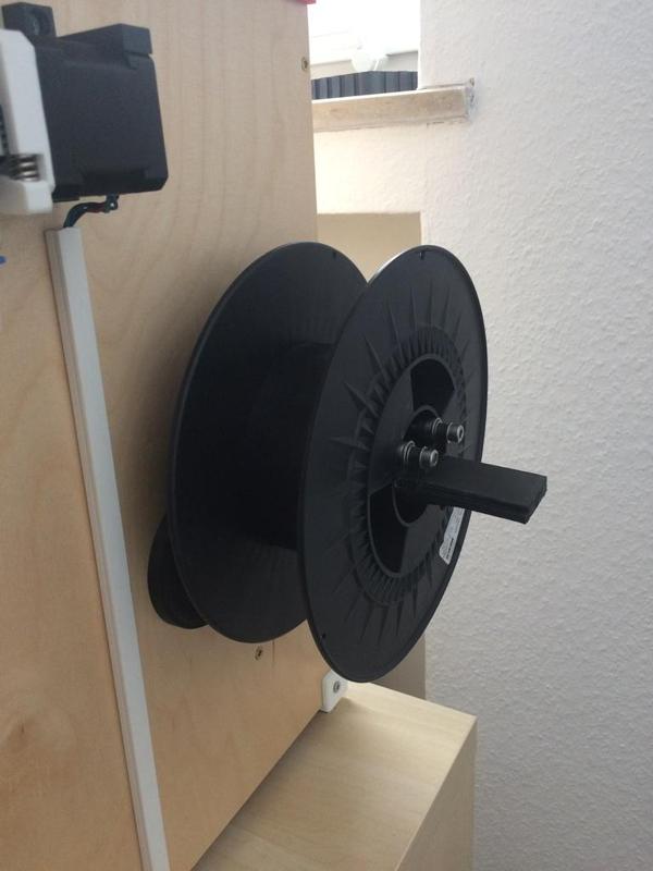 Low friction Filament Spoolholder with Ballbearings