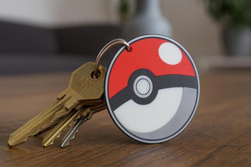 Poké Ball keychain