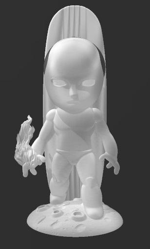 Suporte Alexa Echo Dot 4a e 5a Geração Silver Surfer