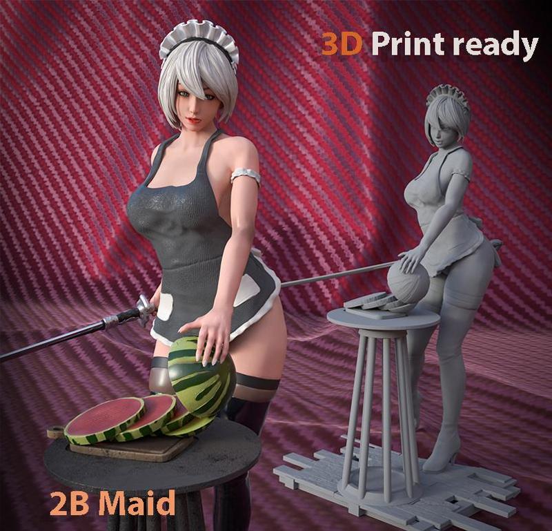 2B Maid - YoRHa No 2 3D print model