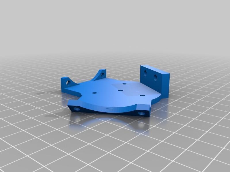 Dual fan mount for Kossel Mini effector for G3D Budaschnozzle
