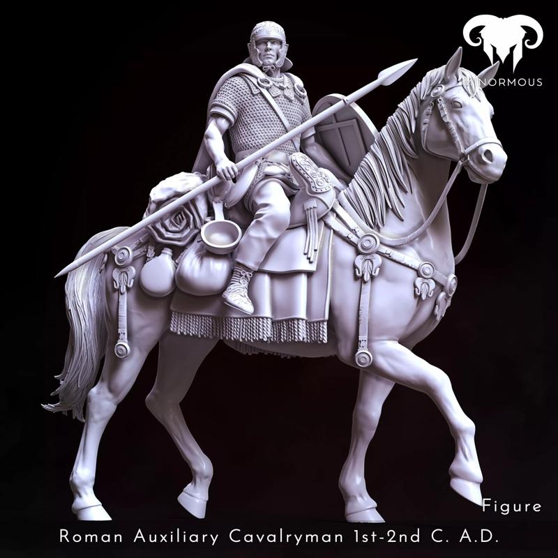 Figure-Horse - Roman Aux Cavalryman 1st-2nd CAD Hooves of Honor