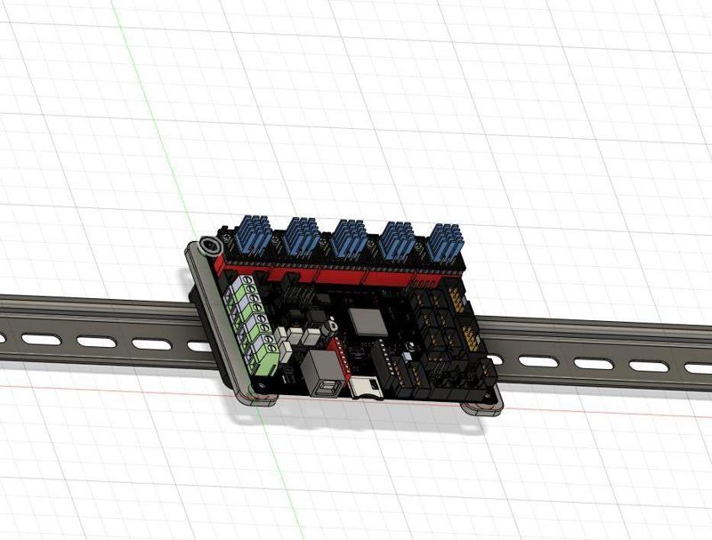 BTT SKR3 DIN35 Rail Mount