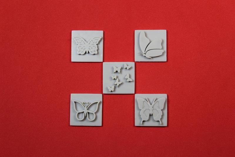 Butterfly Set Clay Embossers
