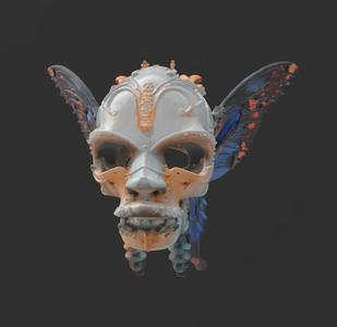 BUTTERFLY SKELETON MODEL 3D SURREALISTIC DECORATIVE MODEL