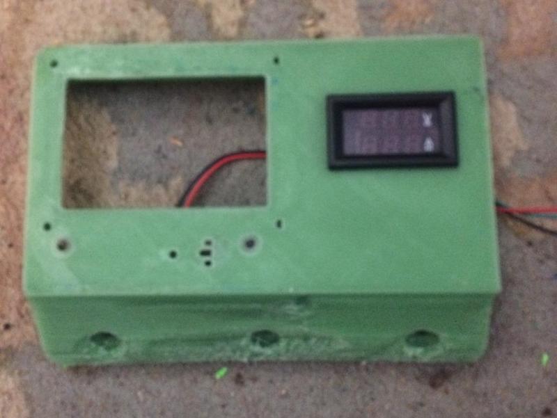 12864 combined with  YX-Ammeter-Voltmeter