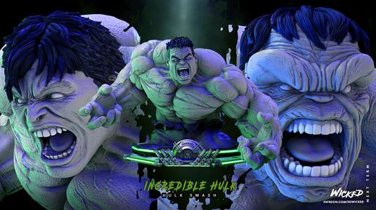 WICKED MARVEL HULK BUST 2023: TESTED AND READY FOR 3D PRINTING