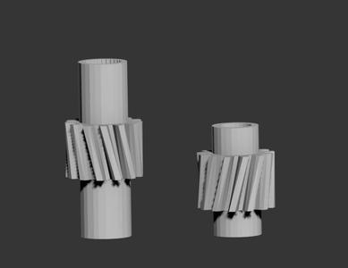 Nissan Teana seat adjustment gear set