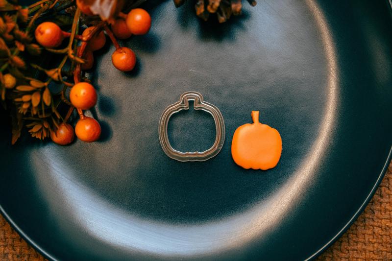 Pumpkin polymer clay cutter | Fall clay cutters | Autumn clay cutters | Pumkin clay cutter | Halloween clay cutter