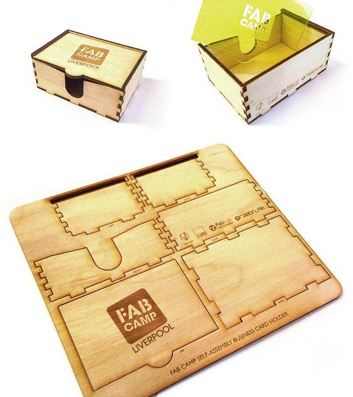 Fab Camp Self Assembly Business Card Holder