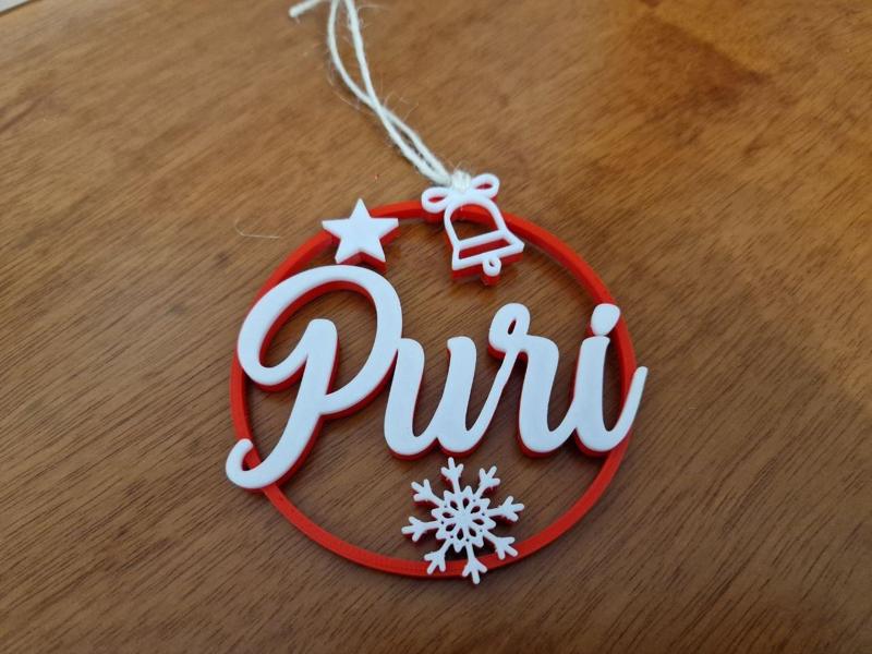 Puri Christmas ornament