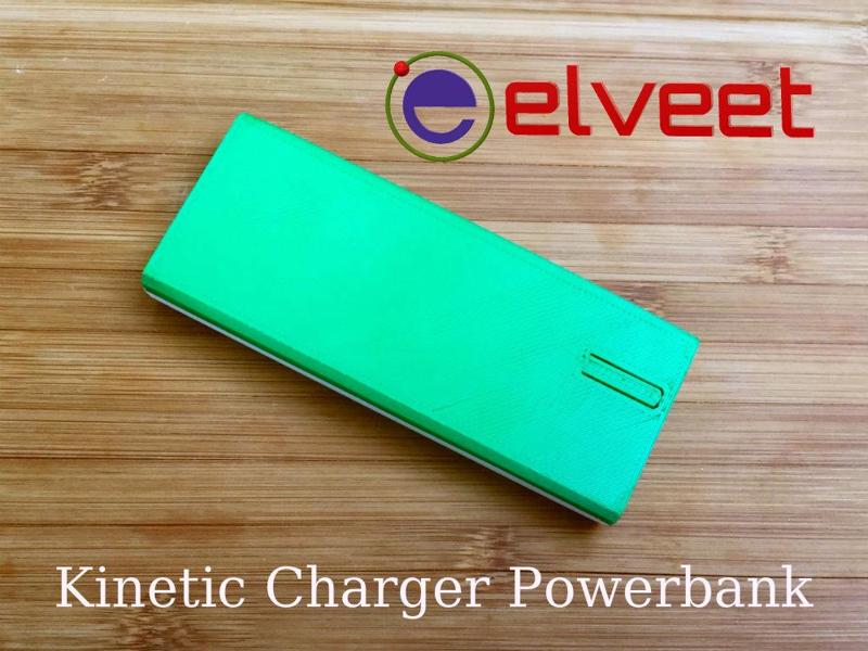 Elveet. Kinetic Charger Powerbank case