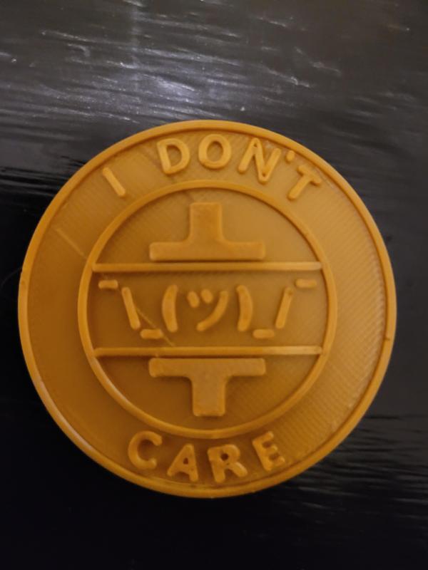 Meh/I Don't Care Coin