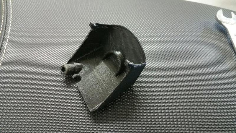 Housing for Trail Tech switch on KTM 1x90 Adventure (R)