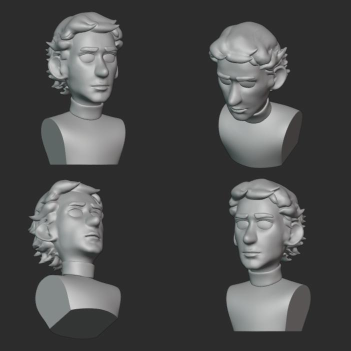 SERGIO PÉREZ BUST 3D STL FILE | SERGIO PÉREZ BUST DIGITAL FILE