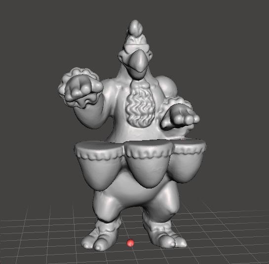 LOONEY TUNES ROCK BAND FOGHORN LEGHORN PROMOTIONAL FIGURE 90S