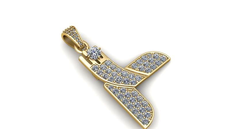 STYLE  GOLD PENDANT 3d printable model