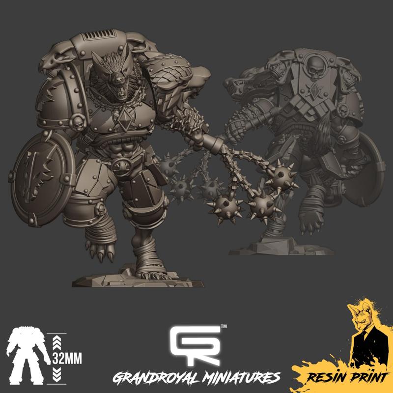SPACE WOLVES WEREWOLVES WEREWOLF TROOPS POSE19 Product Code: SWWWTP19