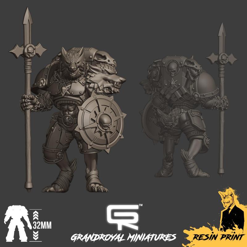 SPACE WOLVES WEREWOLVES WEREWOLF TROOPS POSE21 Product Code: SWWWTP21