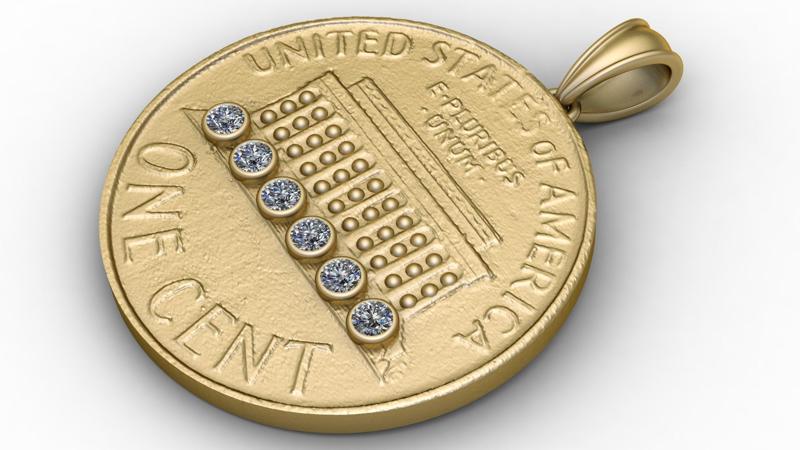 Buy SILVERCUTE PANDANT 3D PRINTABLE MODAL