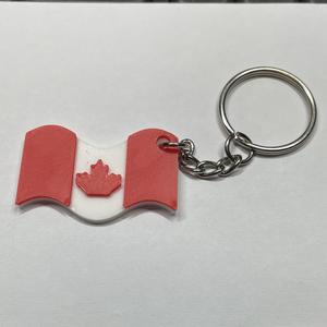 Canada Flag Keychain