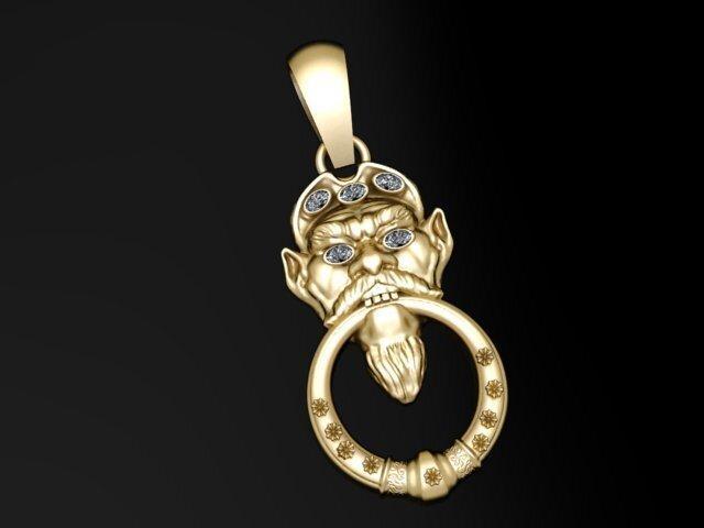 GoldPendant 3D printable model
