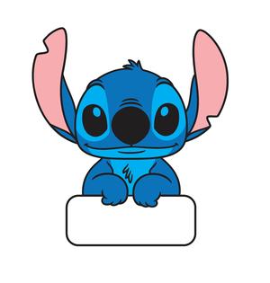 Personalized Stitch Poster Key Ring