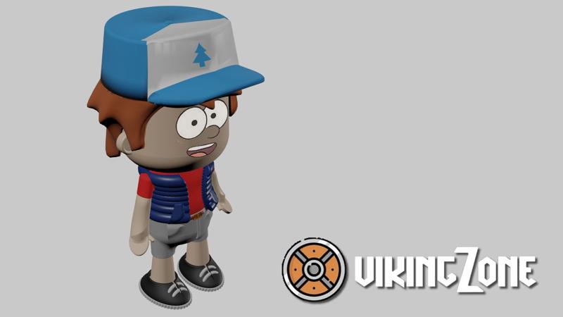 Piny Articulated - Diper (Gravity Falls)