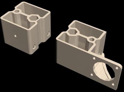Prusa Inspired x-axis for Huxley