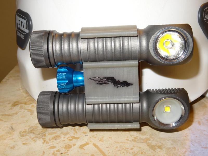 Dual Zebralight Helmet Mount (GoPro)