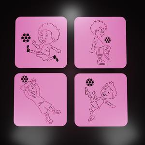 Soccer Stencil Set