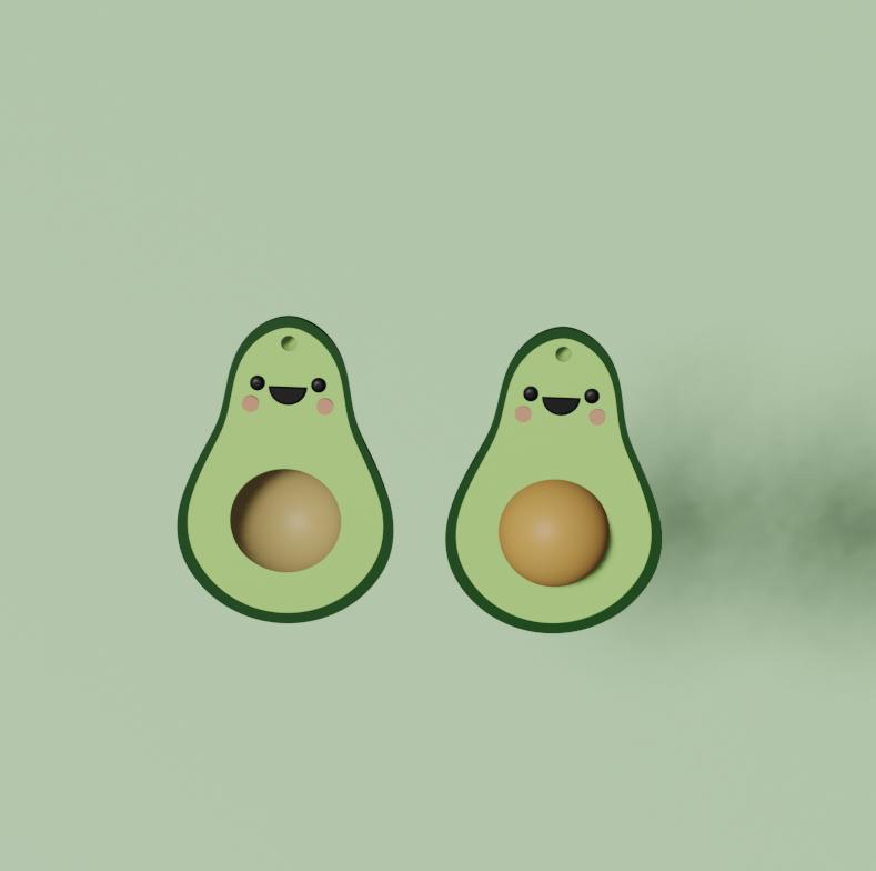 Avocado keychain combo