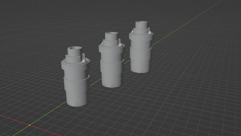 Ignition Coil With Hole For Wiring 1-25 Model Car Parts