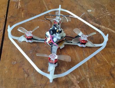 Barricade V2 - Light Quadcopter for 56mm Props - Prop Guards.