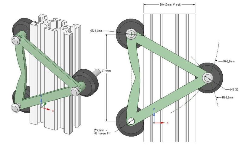 Slider for 2040 Openbuilds v-cut