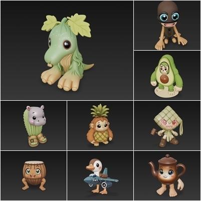 Pack C Brainrot italiano estilo Anime