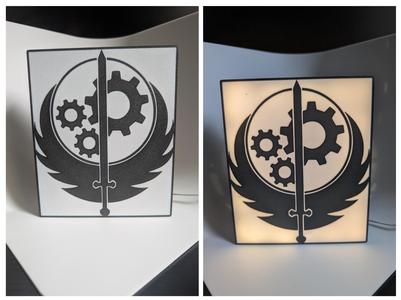 Light Box Brotherhood of Steel