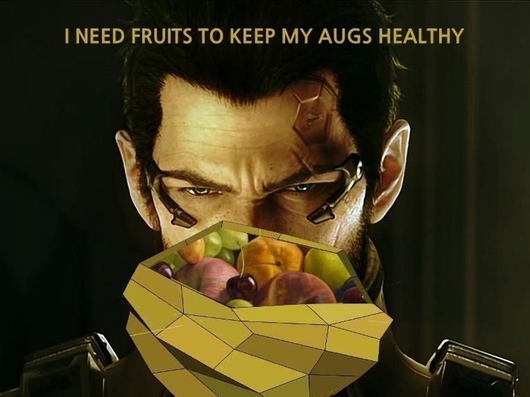 Adam Jensen's - I Never Asked For This - Fruit Bowl