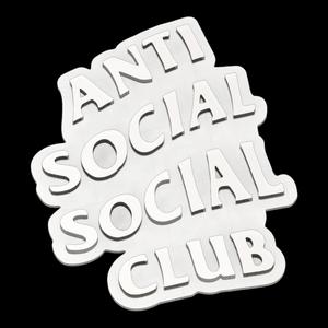 Anti Social Social Club 3D Print Logo
