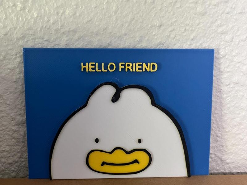 Hello Friend Card from Kpop Demon Hunters NO AMS